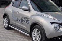 Nissan Juke 2010–2019 Sidotrör Ø60 (2 st, rostfritt) foto 1