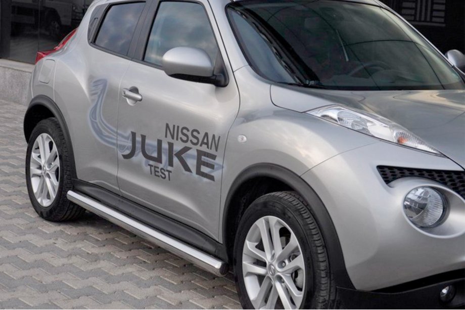 Nissan Juke 2010–2019 Sidotrör Ø60 (2 st, rostfritt) Image