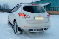 Nissan Murano 2008–2014 Bakre skyddsbåge AK (rostfritt) foto 3