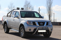 Nissan Pathfinder R51 2005–2014 Frontbåge WT003 (rostfritt stål) foto 3