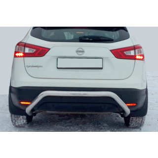Bakre skyddsbåge AK007-1 (rostfritt stål) Nissan Qashqai 2014–2021 foto 4