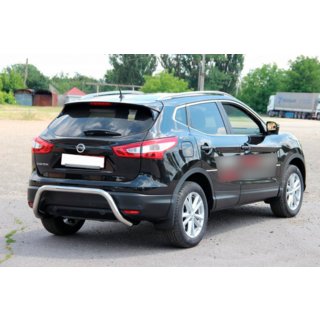 Bakre skyddsbåge AK007-1 (rostfritt stål) Nissan Qashqai 2014–2021 foto 1