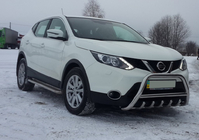 Nissan Qashqai 2014–2021 Frontbåge WT003 (rostfritt stål) foto 4