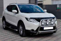 Nissan Qashqai 2014–2021 Frontbåge WT018 (rostfri) foto 1