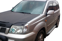 Nissan X-trail T30 2002–2007 Sidosteg Allmond Grey (2 st, aluminium) foto 1