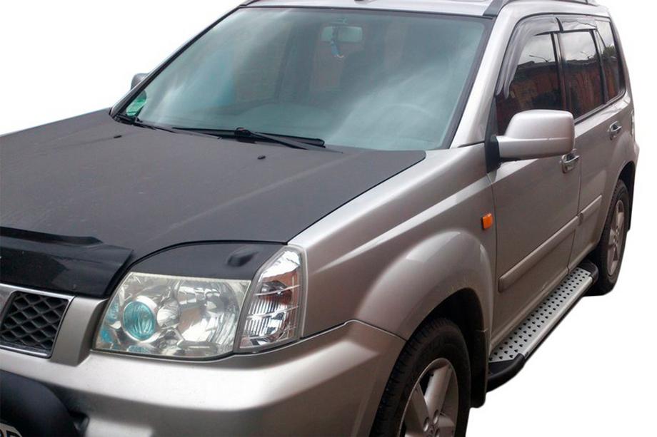 Nissan X-trail T30 2002–2007 Sidosteg Allmond Grey (2 st, aluminium) Image