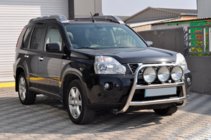 Nissan X-trail T31 2007–2014 Främre frontbåge WT018 (rostfritt) foto 2