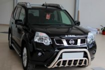 Nissan X-trail T31 2007–2014 Främre frontbåge WT002 (rostfritt stål) foto 5