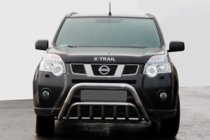 Nissan X-trail T31 2007–2014 Främre frontbåge WT002 (rostfritt stål) foto 1