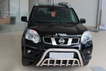 Nissan X-trail T31 2007–2014 Främre frontbåge WT002 (rostfritt stål) foto 4