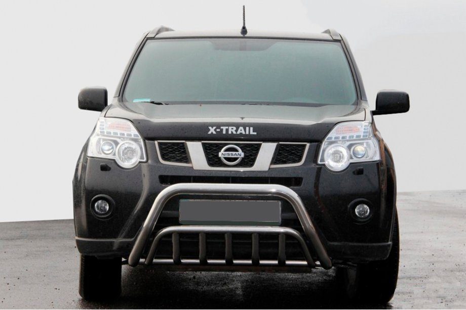 Nissan X-trail T31 2007–2014 Främre frontbåge WT002 (rostfritt stål) Image