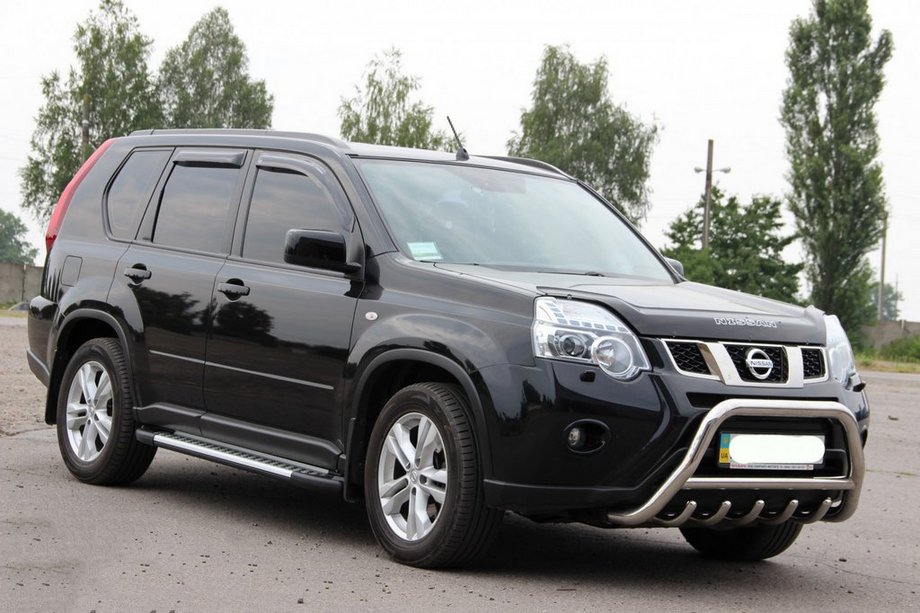 Nissan X-trail T31 2007–2014 Frontbåge WT003 (rostfritt stål) Foto 5