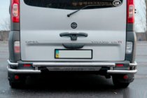 Renault Trafic 2001–2015 Bakre skyddsbåge AK-Special (rostfritt) foto 5