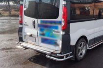 Renault Trafic 2001–2015 Bakre skyddsbåge AK-Special (rostfritt) foto 3