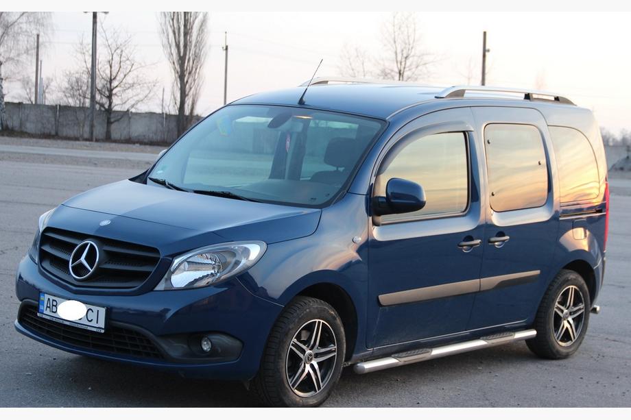 Mercedes Citan 2013–2021 Sidorör (2 st, rostfritt) 70 mm, kort hjulbas med plastinlägg Foto 3