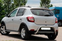 Renault Sandero 2013–2022 Bakre skyddsbåge AK007 (rostfritt) foto 4