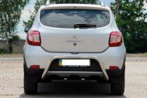 Renault Sandero 2013–2022 Bakre skyddsbåge AK007 (rostfritt) foto 5