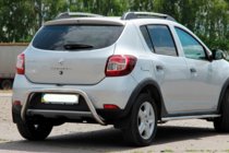 Dacia Sandero 2013–2020 Bakre skyddsbåge AK007 (rostfritt) foto 4