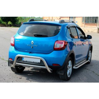 Bakre skyddsbåge AK007 (rostfritt) Dacia Sandero 2013–2020 foto 2