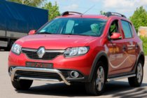 Renault Sandero 2013–2022 Frontbåge WT007 (rostfritt stål) foto 3