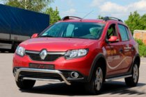 Renault Sandero 2013–2022 Frontbåge WT007 (rostfritt stål) foto 2