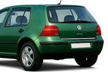 Volkswagen Golf 4 1997–2006 Kantlist för bagagelucka (rostfritt stål) foto 2
