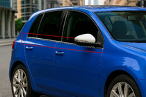 Volkswagen Golf 6 2008–2014 Fönsterlister (4 st, rostfritt stål) OmsaLine – italienskt rostfritt stål foto 2