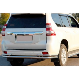 Bakre skyddsbåge AK005-2 (rostfritt stål) Toyota Land Cruiser Prado 150 2009–2023 foto 1