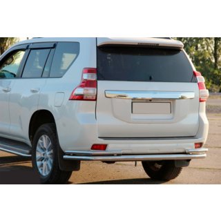 Bakre skyddsbåge AK005-2 (rostfritt stål) Toyota Land Cruiser Prado 150 2009–2023 foto 3