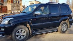Toyota Land Cruiser Prado 120 2002–2009 Tröskelskydd BB004 (2 st, rostfritt) foto 2
