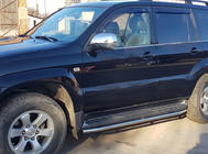 Toyota Land Cruiser Prado 120 2002–2009 Tröskelskydd BB004 (2 st, rostfritt) foto 3
