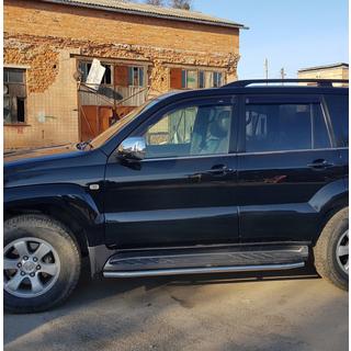 Tröskelskydd BB004 (2 st, rostfritt) Toyota Land Cruiser Prado 120 2002–2009 foto 4