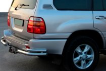 Toyota Land Cruiser 100 1998–2007 Bakre hörndelar AK003-Double (2 st, rostfritt) foto 1