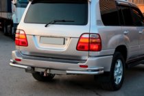 Toyota Land Cruiser 100 1998–2007 Bakre hörndelar AK003-Double (2 st, rostfritt) foto 2