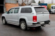 Volkswagen Amarok 2010–2022 Bakre hörndelar AK003-Double (2 st, rostfritt) foto 1