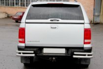Volkswagen Amarok 2010–2022 Bakre hörndelar AK003-Double (2 st, rostfritt) foto 4