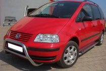 Volkswagen Sharan 1995–2010 Frontbåge WT005 (rostfritt stål) foto 2