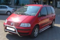 Volkswagen Sharan 1995–2010 Frontbåge WT005 (rostfritt stål) foto 3