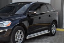 Volvo XC60 2009–2017 Sidorör BB004 (2 st, rostfritt stål) foto 1