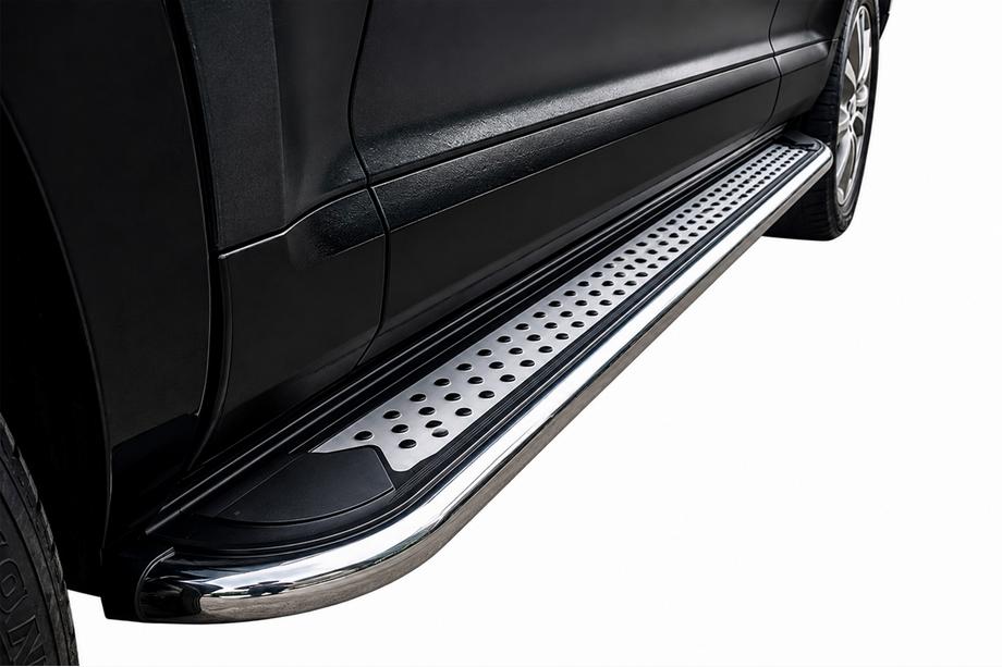 Porsche Cayenne 2003–2010 Sidosteg Maydos v2 (2 st, aluminium ↗ rostfritt stål) Image