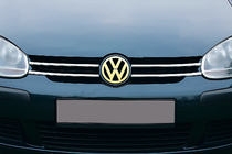 Volkswagen Golf 6 2008–2014 Grillister (4 st, rostfritt) foto 1