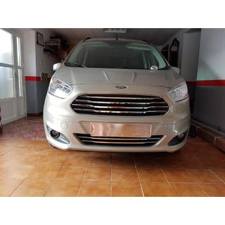 Kromade skyddslister för stötfångare (2014-2018, 2 st, rostfritt) Ford Courier 2014–2023 foto 3