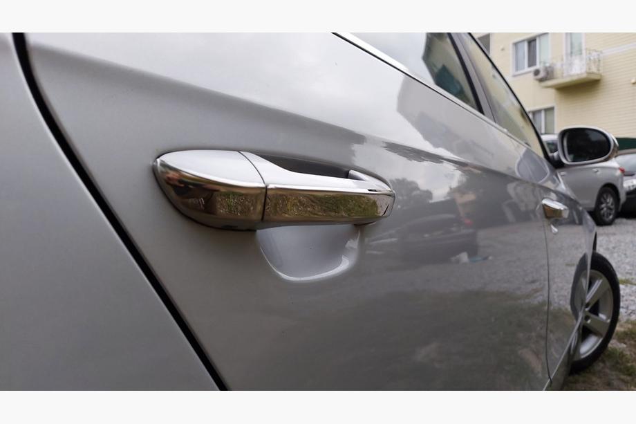 Volkswagen Passat B6 2006–2012 Platta dörrhandtagskåpor (4 st, rostfritt stål) Image