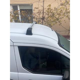 Takräckets tvärbalkar för originalfästpunkter, låsbara med nyckel (2 st) Ford Courier 2014–2023 foto 2