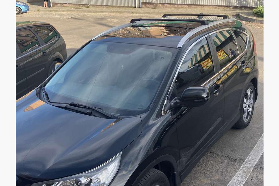 Honda CRV 2012–2016 Takräckesbågar för integrerade takrails Skybar Special (2 st) Grå Foto 18