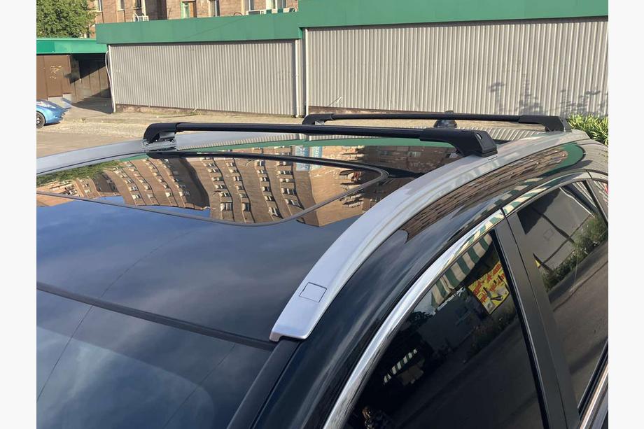 Honda CRV 2012–2016 Takräckesbågar för integrerade takrails Skybar Special (2 st) Grå Foto 15