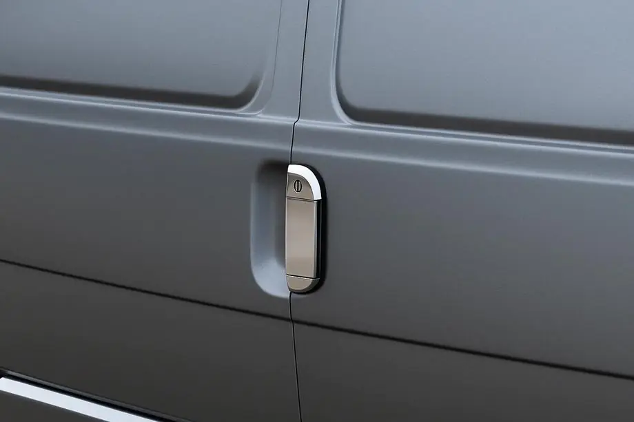 Volkswagen T4 Caravelle/Multivan 1990–2003 Kåpa för bakre dörrhandtag (rostfritt stål) Image