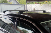 Volkswagen Passat B8 2015–2023 Låsbara takräckestvärbalkar för integrerade rails (2 st) foto 7