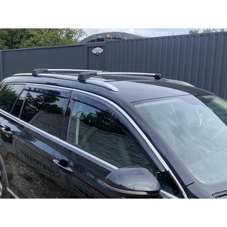 Låsbara takräckestvärbalkar för integrerade rails (2 st) Volkswagen Passat B8 2015–2023 foto 4