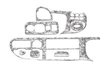 Ford Transit 1991–2000 Instrumentpanelskydd (1997-2000) foto 6
